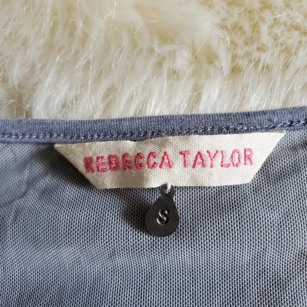 Rebecca Taylor RARE Gray Dress - Nailhead Sheath Dress Size Small Like New - Picture 11 of 16